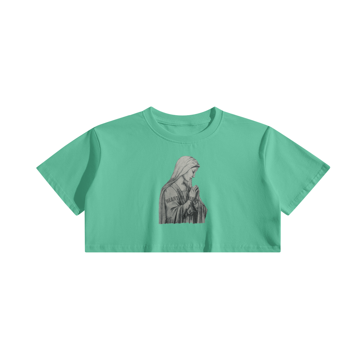 SUBMERGED GRACE Cropped Graphic tee