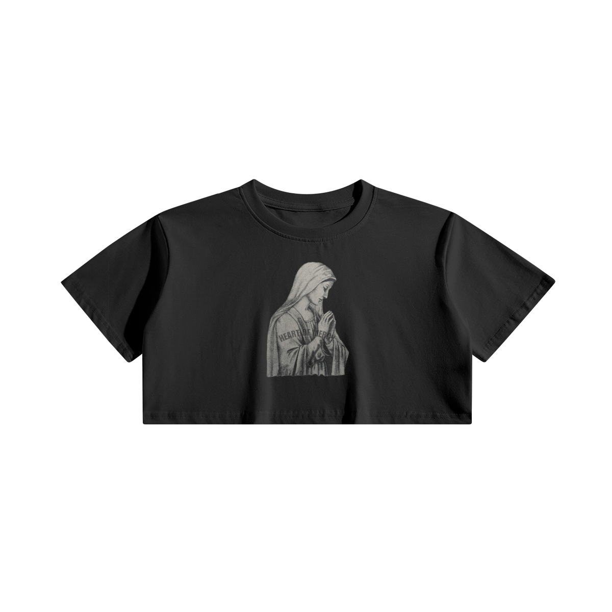 SUBMERGED GRACE Cropped Graphic tee
